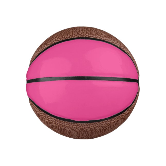 Spring Summer Color Beetroot Purple Mini Basketball (Front)