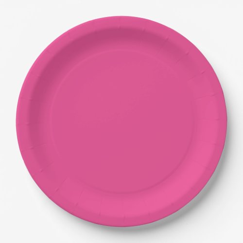 Spring Summer Color Beetroot Purple Paper Plates