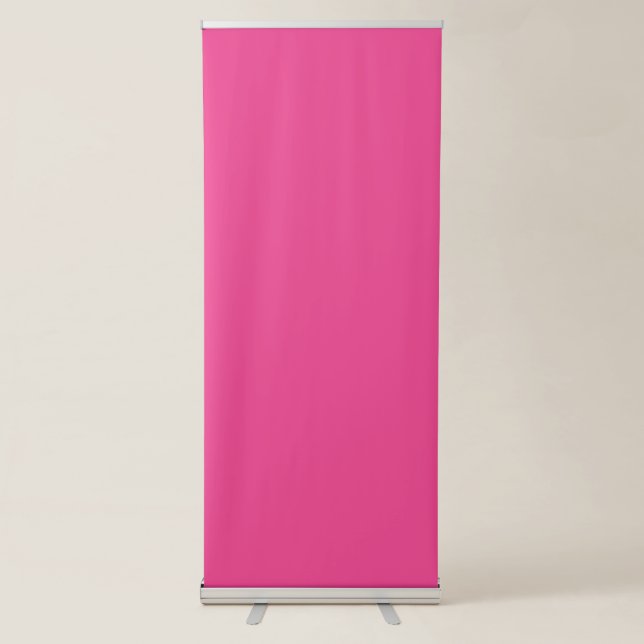 Spring Summer Color Beetroot Purple Retractable Banner (Front)