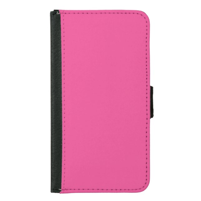 Spring Summer Color Beetroot Purple Samsung Galaxy Wallet Case (Front)
