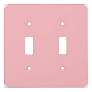 Spring Summer Color Crystal Rose Light Switch Cover