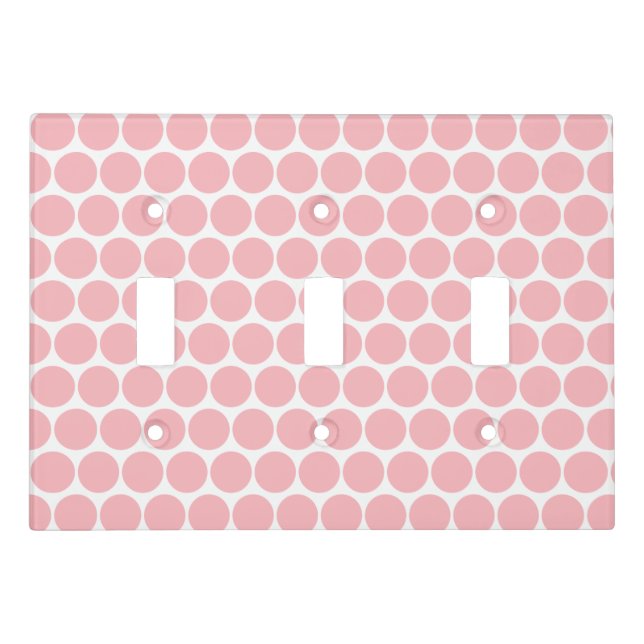 Spring Summer Color Crystal Rose Light Switch Cover (Front)