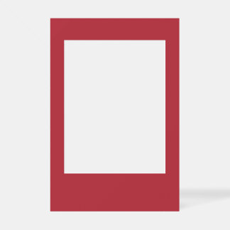 Spring Summer Color Fiery Red Selfie Frame