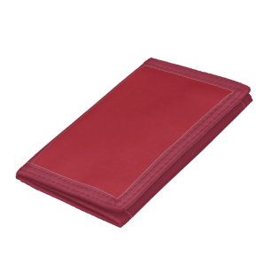 Spring Summer Color Fiery Red Trifold Wallet