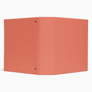 Spring Summer Color Peach Pink 3 Ring Binder