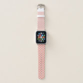 Spring Summer Color Peach Pink Apple Watch Band Zazzle