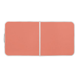Spring Summer Color Peach Pink Beer Pong Table