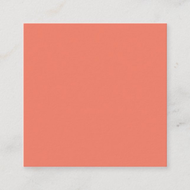 Spring Summer Color Peach Pink Enclosure Card (Front)