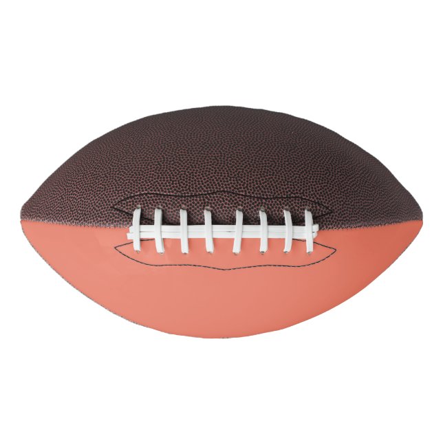 Spring Summer Color Peach Pink Football (Front)