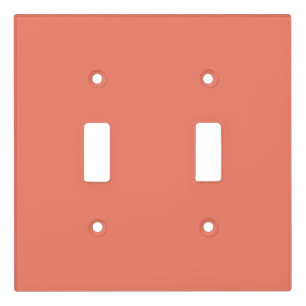 Spring Summer Color Peach Pink Light Switch Cover