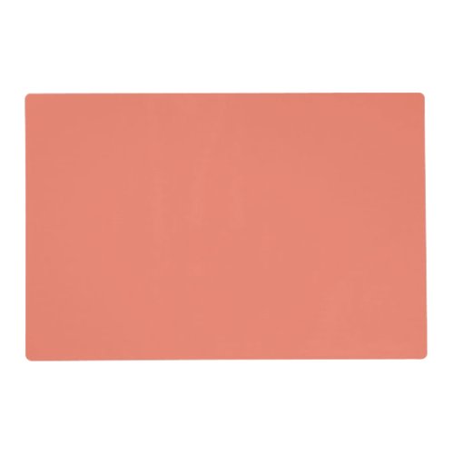 Spring Summer Color Peach Pink Placemat