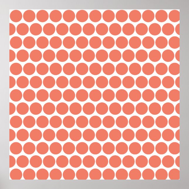 Spring Summer Color Peach Pink Poster (Front)