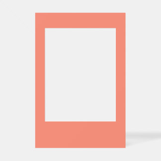 Spring Summer Color Peach Pink Selfie Frame