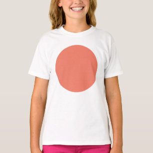 Spring Summer Color Peach Pink T-Shirt