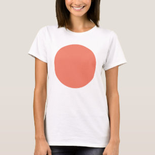 Spring Summer Color Peach Pink T-Shirt