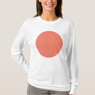 Spring Summer Color Peach Pink T-Shirt