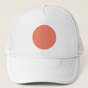 Spring Summer Color Peach Pink Trucker Hat