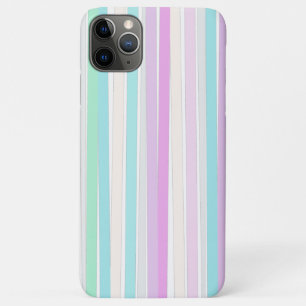 Spring summer colors in stripes iPhone 11 pro max case