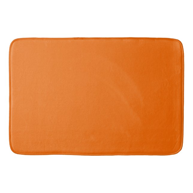 Spring Summer Colors Tangelo Bath Mat (Front)