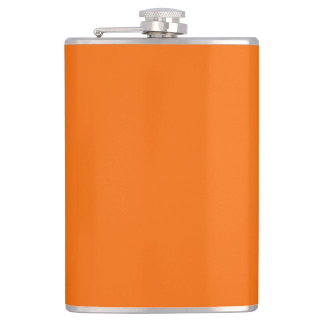 Spring Summer Colors Tangelo Flask (Front)