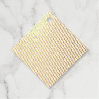 Spring Summer Colors Tangelo Foil Favor Tags