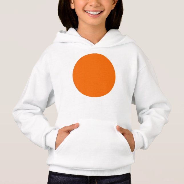 Spring Summer Colors Tangelo Hoodie (Front)