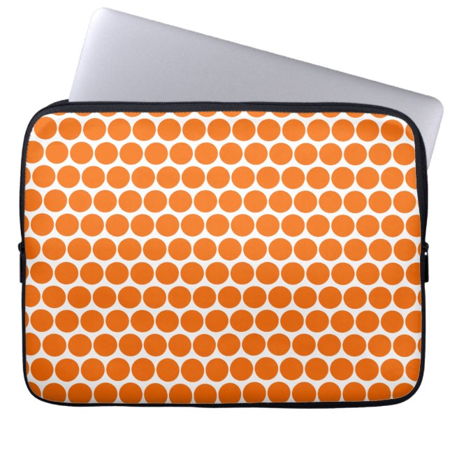 Spring Summer Colors Tangelo Laptop Sleeve (Front)