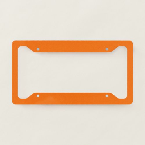 Spring Summer Colors Tangelo License Plate Frame