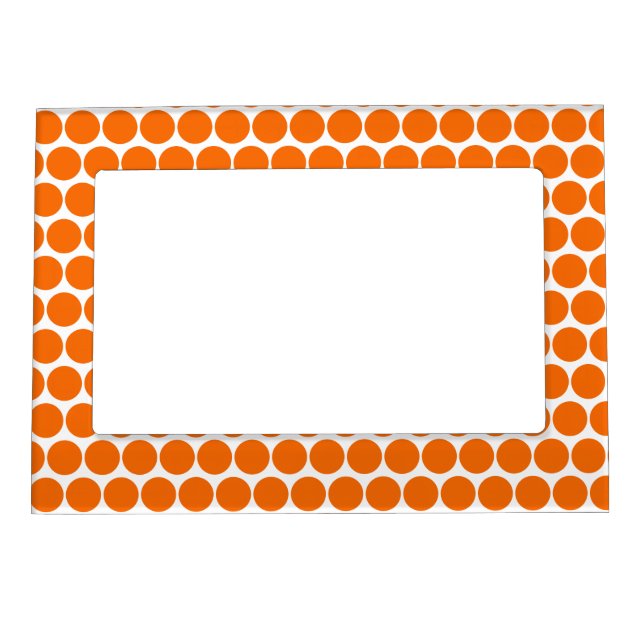 Spring Summer Colors Tangelo Magnetic Frame (Front)