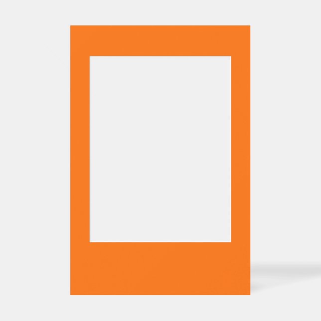 Spring Summer Colors Tangelo Selfie Frame (Front)