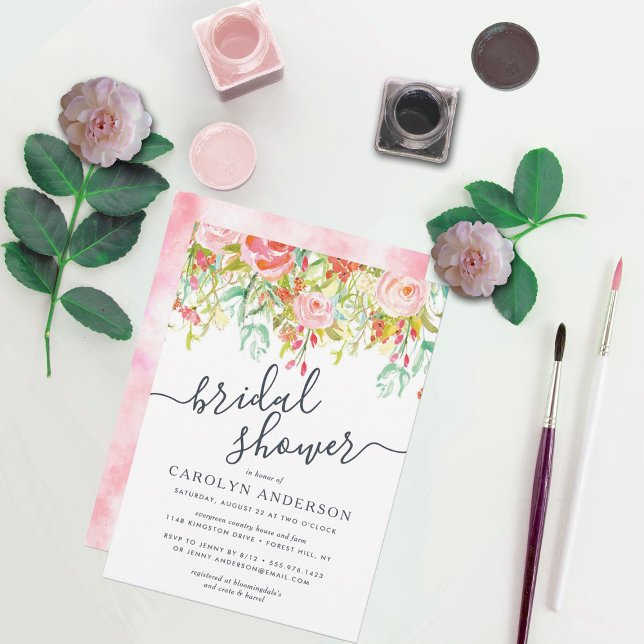 Spring Summer Floral | Bridal Shower Invitation (Creator Uploaded)