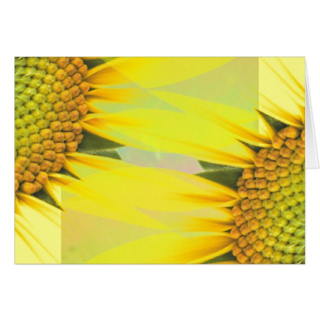 Spring sunflowers cards (Front Horizontal)