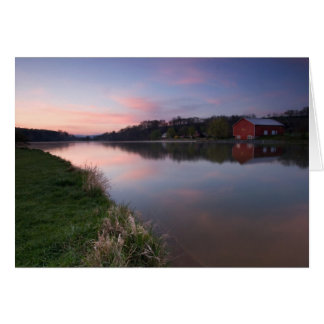 Spring Sunrise at Lake Shenandoah Cards