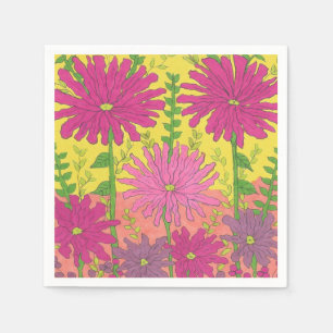 Spring Sunshine Floral Napkins
