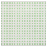 Spring Sunshine Green White Check  Pattern Fabric