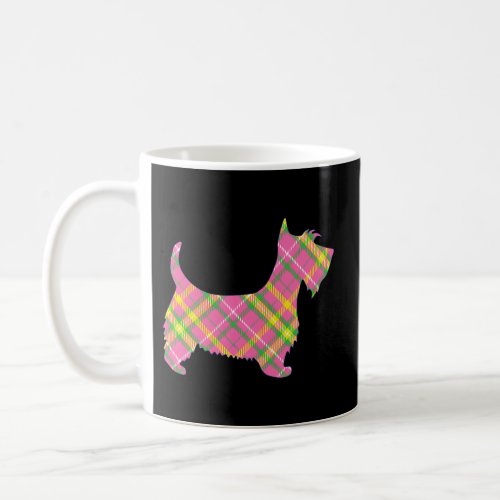 Spring Tartan Scottie Inspirational Dog Coffee Mug