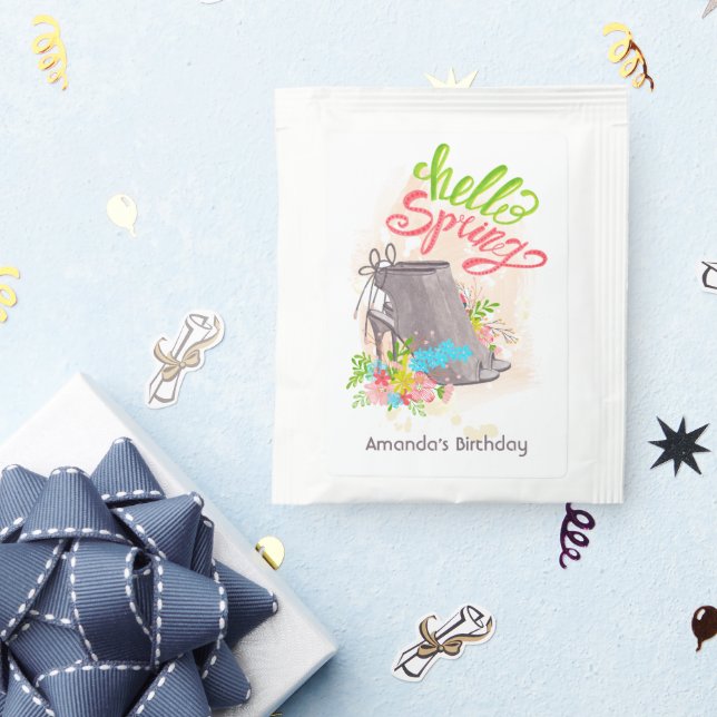 Spring Tea Party Tea Bag Drink Mix (Packets)