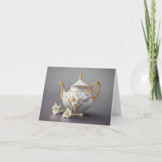 Spring Teapot Notecard
