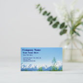 Spring Tetons VISION business card (Standing Front)