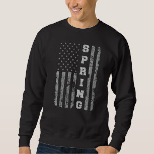 Spring Texas American Flag Sweatshirt