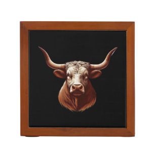 Spring Texas longhorn Desk Organizer