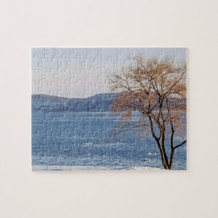 Spring Thaw, Steamboat Dock Jigsaw Puzzle