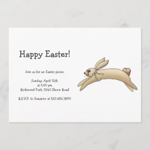 Spring Things · Brown Bunny Invitation
