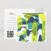 Spring Through the Canopy gelprint (Front/Back)