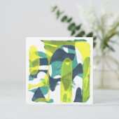 Spring Through the Canopy gelprint (Standing Front)
