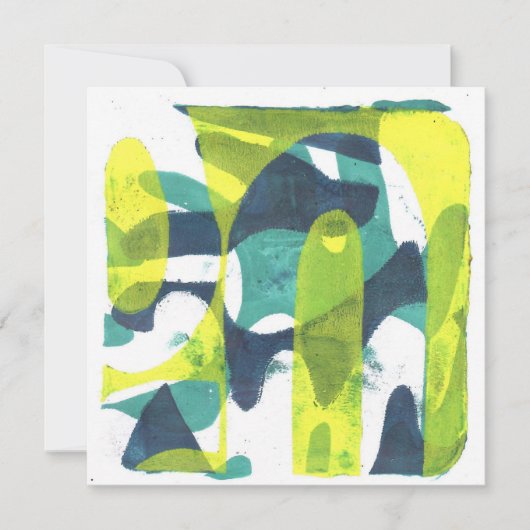 Spring Through the Canopy gelprint (Front)