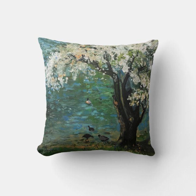 Spring Throw Pillow (Front)