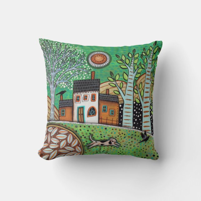 Spring Throw Pillow in 3 Sizes (Front)