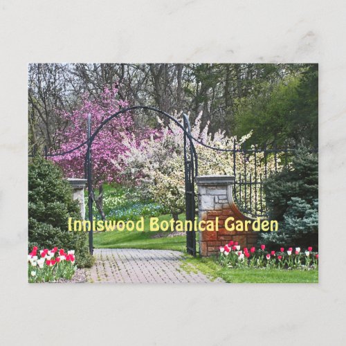 SPRING TIME AT INNISWOOD WESTERVILLE OHIO POSTCARD