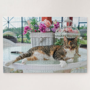 spring time cat puzzle